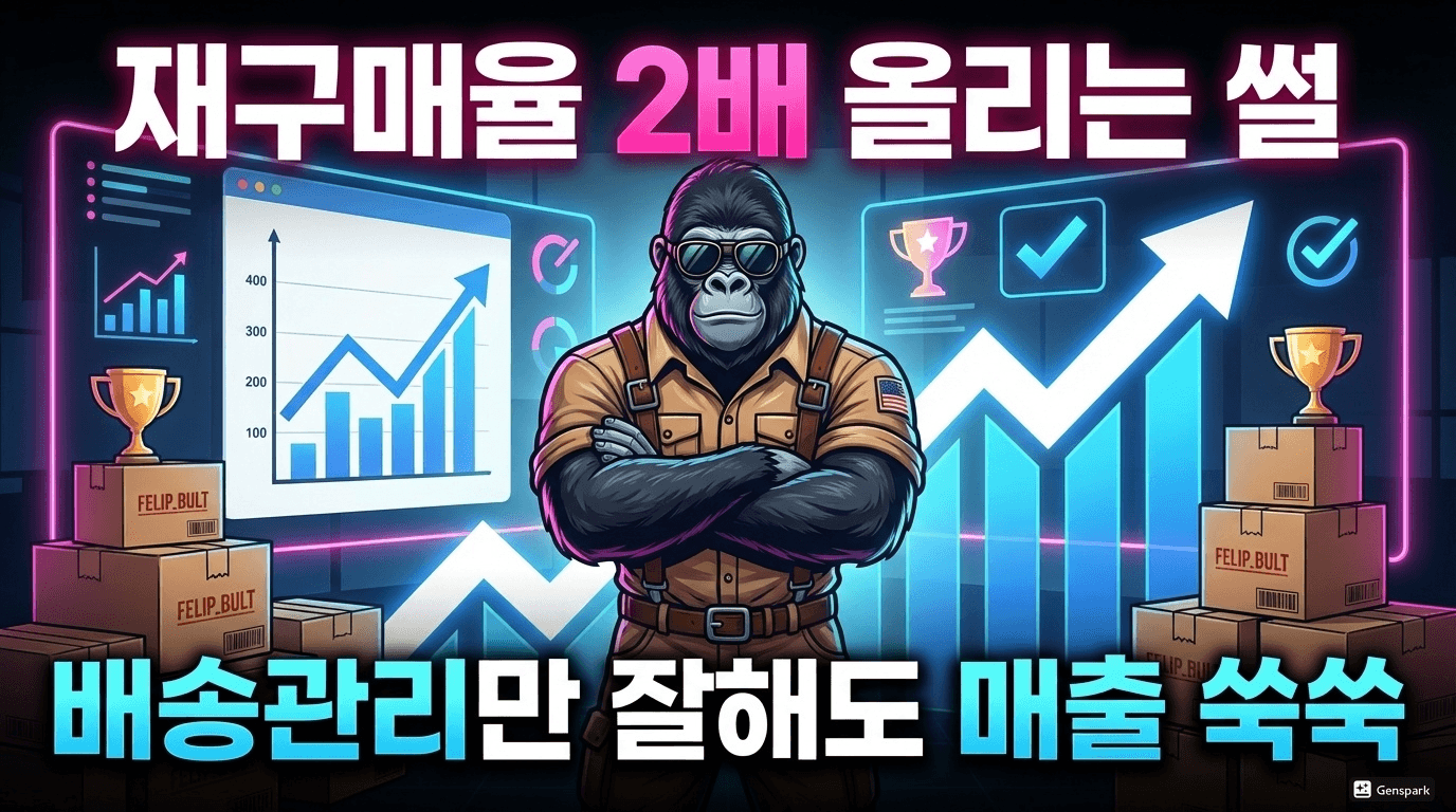 재구매율을 높이는 배송관리 콘텐츠